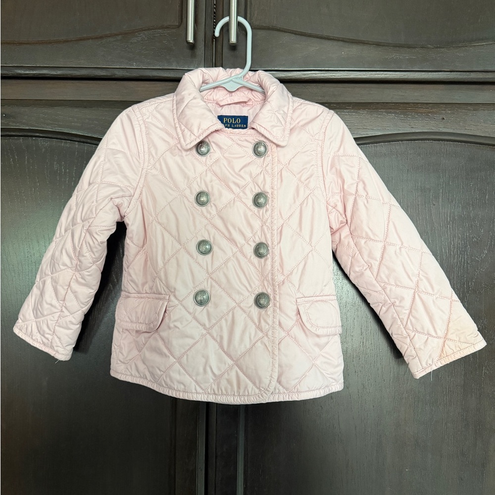 Polo by Ralph Lauren Kids Pink Quilted Jacket